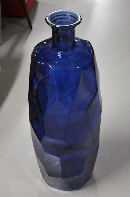 Prachtige hoge blauwe vaas TIMANTI Light & Living, Huis en Inrichting, Woonaccessoires | Vazen, Zo goed als nieuw, Blauw, 50 tot 75 cm