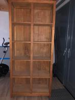 Mooie teakhouten boekenkast van de troubadour, 50 tot 100 cm, 25 tot 50 cm, Teakhout, Met plank(en)