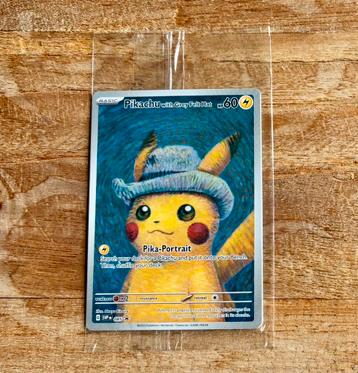 Gesealde Pikachu van Gogh - Grey Felt Hat beschikbaar voor biedingen