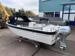 Silveryacht 495 + Honda BF15 elektrische trim, Ophalen, 10 tot 30 pk, Silveryacht, Zo goed als nieuw