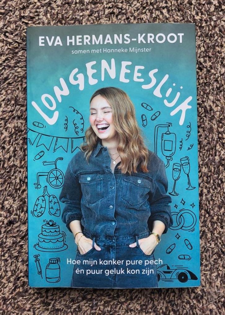 Boek Longeneeslijk van Eva Hermans - Kroot., Boeken, Kinderboeken | Jeugd | 13 jaar en ouder, Zo goed als nieuw, Ophalen of Verzenden