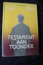 TESTAMENT AAN TOONDER  Go Verburg, Ophalen of Verzenden, Gelezen