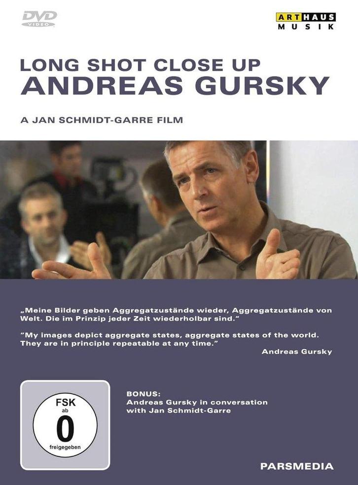 DVD ANDREAS GURSKY LONG SHOT CLOSE UP JAN SCHMIDT GARRE, Cd's en Dvd's, Dvd's | Documentaire en Educatief, Zo goed als nieuw, Kunst of Cultuur