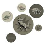 Muurstickers Dino Dinosaurus Groen Dutch Sprinkles, Info@dutchsprinkles.nl, Ophalen of Verzenden, Wanddecoratie, Dutch Sprinkles