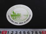 sticker hengelsport NVVS amersfoort vrije tijd vistijd zit*, Ophalen, Zo goed als nieuw, Bedrijf of Vereniging