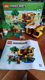 Lego Minecraft, The Bee Cottage. 21241, Kinderen en Baby's, Speelgoed | Duplo en Lego, Complete set, Gebruikt, Ophalen of Verzenden