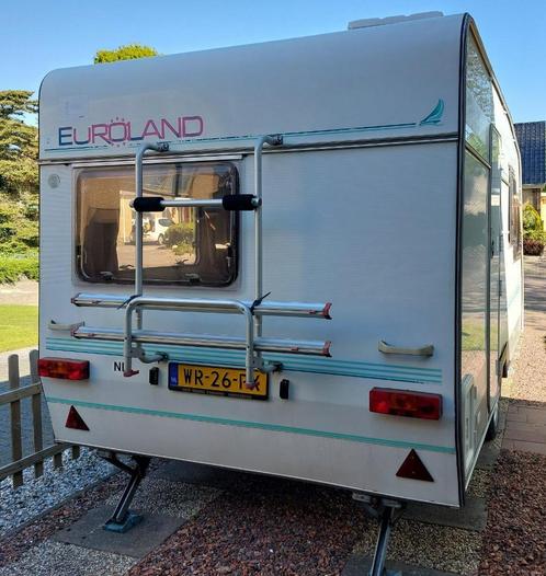 Caravan Euroland TM430, Caravans en Kamperen, Caravans, Particulier, tot en met 4, 500 - 750 kg, Overige, Overige merken, Dwarsbed