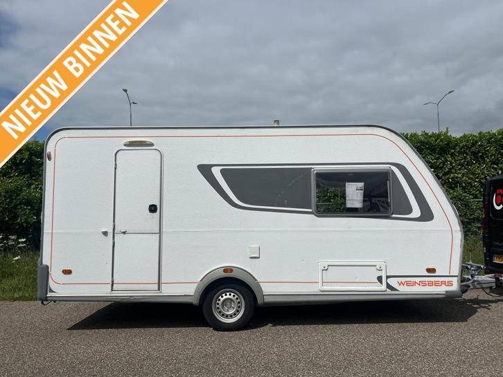 Weinsberg CaraOne 420 QD VOORTENT, VAST BED, Caravans en Kamperen, Caravans, Bedrijf, tot en met 4, 750 - 1000 kg, Overige, Overige merken