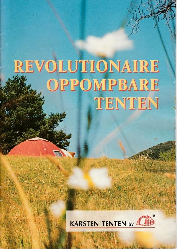 Brochure Karsten Tenten 1995, Boeken, Catalogussen en Folders, Gelezen, Ophalen of Verzenden