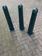 3 Afzetpaaltjes - Gebruikt, Tuin en Terras, Ophalen, Gebruikt, IJzer, Overige typen