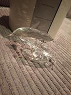 Swarovski in box. Dolfijnen. 1990, Ophalen of Verzenden, Gebruikt, Figuurtje