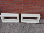 Hardhouten raamkozijnen, Doe-het-zelf en Verbouw, Glas en Ramen, Ophalen, Zo goed als nieuw, Minder dan 80 cm, Gevelraam of Ruit