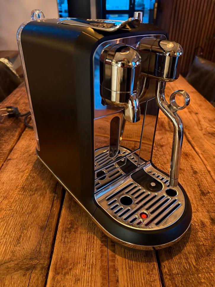 Nespresso Sage Creatista Plus - Topmachine!, Witgoed en Apparatuur, Koffiezetapparaten, Gebruikt, Koffiepads en cups, Espresso apparaat