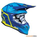 Just1 J39 Poseidon Crosshelm, Blauw-Geel, Ophalen of Verzenden, Nieuw met kaartje