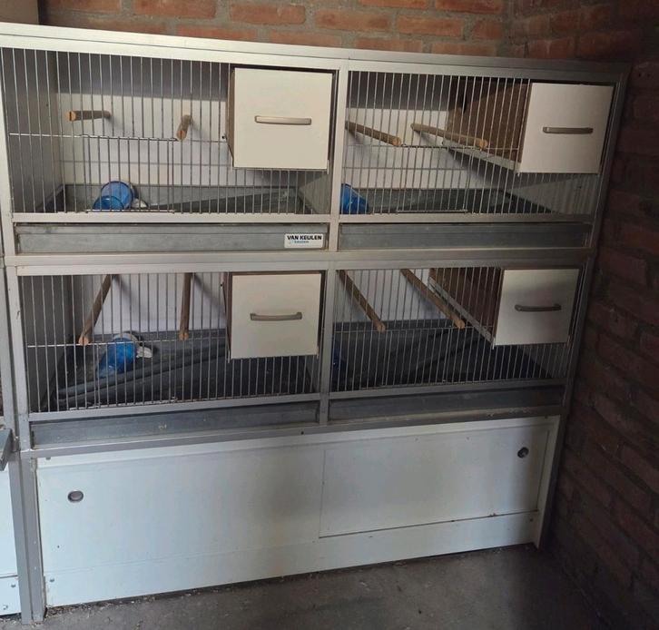 Van keulen kooien met onderkast, Dieren en Toebehoren, Vogels | Hokken en Kooien, Broedkooi of Kweekkooi, Ophalen