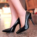 S5 maat 42. t/m 46 zwart lak pump met 10cm hoge hak, , ....., Zwart, Nieuw, Ophalen of Verzenden, Schoenen met hoge hakken