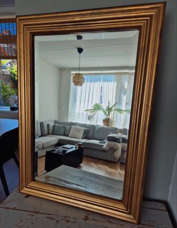 Vintage Spiegel met Gouden Frame - 50x70 cm beschikbaar voor biedingen