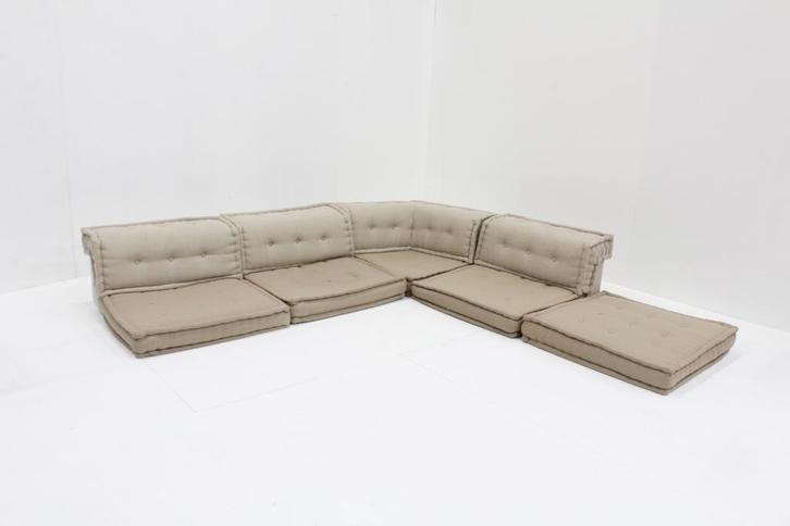 Roche Bobois Mah jong bank  van Hans Hopfer, set van 9, Huis en Inrichting, Banken | Complete zithoeken, Gebruikt, Stof, Ophalen