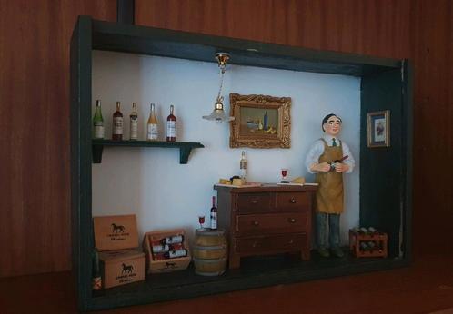 Poppenhuis miniaturen, kijkkast, wijnkelder Reutter, Verzamelen, Poppenhuizen en Toebehoren, Zo goed als nieuw, Poppenhuis, Ophalen