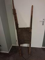 Houten kruiwagen wanddecoratie, Ophalen of Verzenden