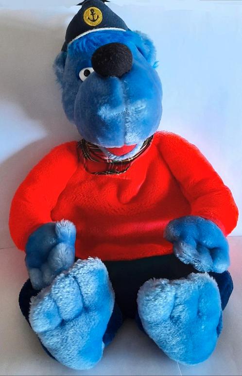 Captain Bluebear heet water kruik knuffel Fashy ca. 50cm, Kinderen en Baby's, Speelgoed | Knuffels en Pluche, Zo goed als nieuw