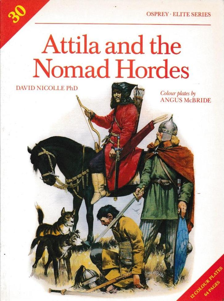 Attila and the Nomad Hordes, Boeken, Oorlog en Militair, Gelezen, Landmacht, Voor 1940, Ophalen of Verzenden