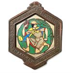 Art Deco Jan Eisenloeffel Geëmaillerde Plaquette, Antiek en Kunst, Verzenden