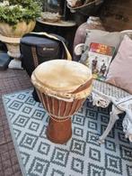 Djembe trommel 63 cm hoog incl tas ., Muziek en Instrumenten, Percussie, Ophalen, Zo goed als nieuw, Trommel
