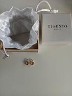 Originele ti sento set, bedels & creolen incl. verpakking, Ophalen of Verzenden, Zo goed als nieuw, Zilver, Pandora