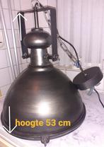 Hanglamp industriële, Ophalen, 50 tot 75 cm, Zo goed als nieuw, Glas