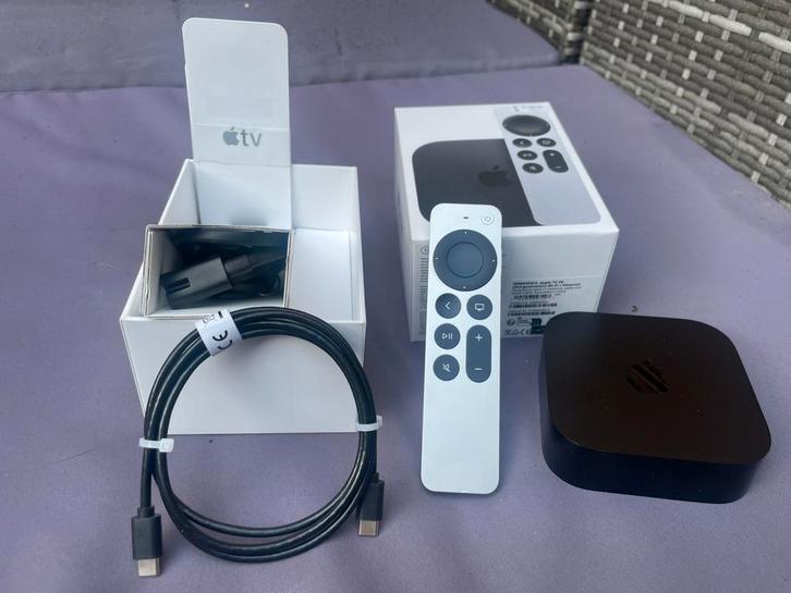 Apple TV 4K HDR 3de GEN 128GB. ZIGGO/HBO//NPO/DISNEY/NETFLIX, Audio, Tv en Foto, Mediaspelers, Zo goed als nieuw, Minder dan 500 GB