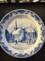 Koninklijk porceleyne fles Delfts Blauw wandbord, Antiek en Kunst, Antiek | Wandborden en Tegels, Ophalen