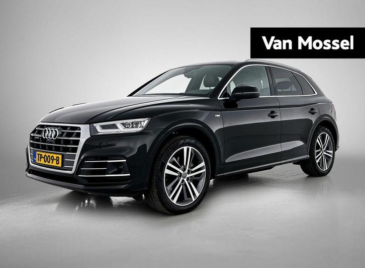 Audi Q5 2.0 TFSI quattro Sport S Line Black Edition | LUCHTV, Auto's, Audi, Bedrijf, Te koop, Q5, 360° camera, 4x4, ABS, Achteruitrijcamera