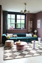 Modulaire bank 4x6Sofa groen velours, Huis en Inrichting, Banken | Complete zithoeken, Ophalen, Zo goed als nieuw