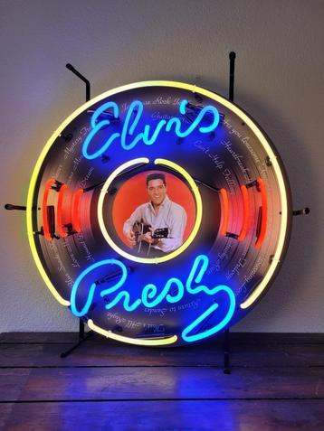 Elvis Presley neonverlichting neon lamp fifties sixties