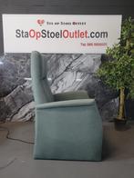 Prominent Toscana Zeegroen met Tiptoetsen, Huis en Inrichting, Fauteuils, Minder dan 75 cm, Stof, Ophalen of Verzenden, Zo goed als nieuw