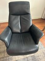 Hjort Knudsen relaxfauteuil,donkergrijs, Ophalen, Gebruikt, Minder dan 75 cm, Leer