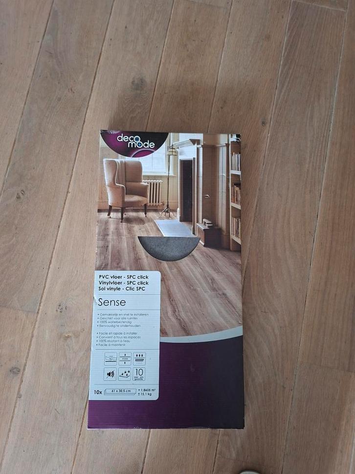 5,5 m2 DecoMode PVC Vloertegels Basalt Terra - Nieuw!, Doe-het-zelf en Verbouw, Vloerdelen en Plavuizen, Nieuw, Overige typen