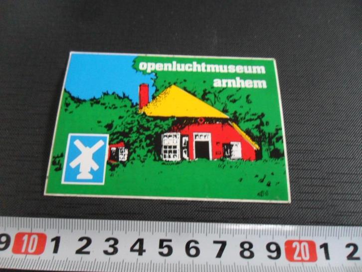 sticker openluchtmuseum arnhem strip boerderij, Verzamelen, Stickers, Zo goed als nieuw, Bedrijf of Vereniging, Ophalen