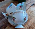 Vintage Theekopjes met Bloemmotief, Ophalen
