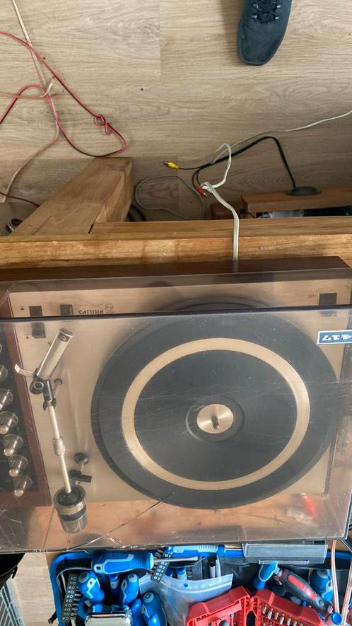 Philips 417, Audio, Tv en Foto, Platenspelers, Gebruikt, Philips, Ophalen of Verzenden