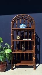 Vintage manou schappen kastje, handdoeken rek, roomdivider, Ophalen, Gebruikt, Vintage, Nvt
