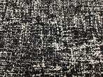 Tweed -bouclé-zwart/wit- meubelstof-1.80x1.40 -coupon, Hobby en Vrije tijd, Stoffen en Lappen, Overige materialen, 120 cm of meer