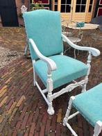Stoel en voetenbankje, Huis en Inrichting, Stoelen, Ophalen, Gebruikt, Eén