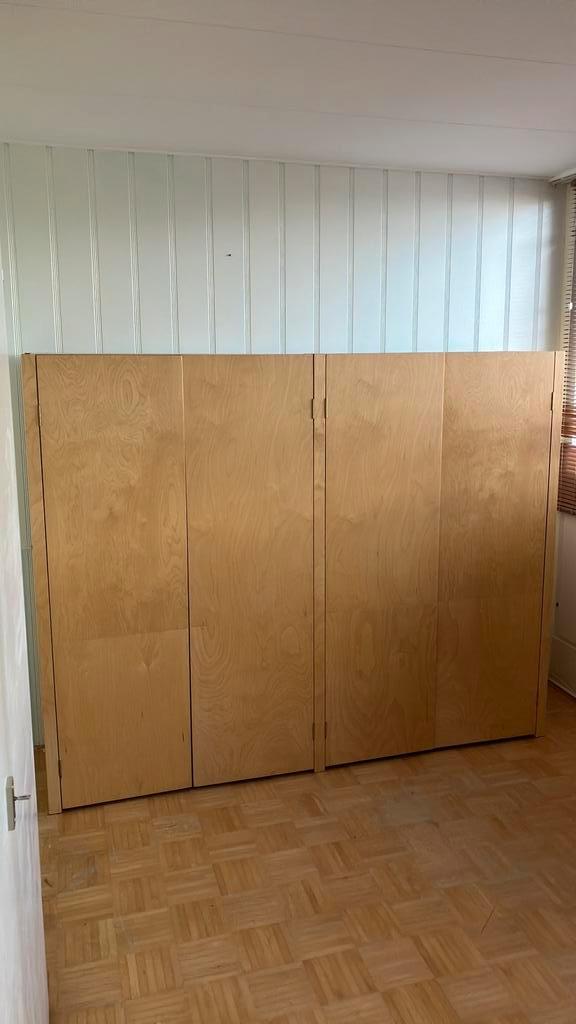 Lundia stelling met zelfgemaakte deuren, Huis en Inrichting, Kasten | Stellingkasten, Gebruikt, Ophalen