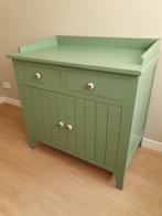 Commode opgeknapt! Twee lades en twee legplanken., Huis en Inrichting, Kasten | Ladekasten, Ophalen, 100 tot 150 cm, Zo goed als nieuw