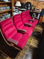 4 Bioscoopstoelen, Ophalen, Gebruikt, Eenpersoons, 75 tot 100 cm