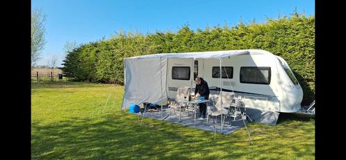 Mooie schuifluifel inclusief aluminium frame, Caravans en Kamperen, Voortenten en Luifels, Zo goed als nieuw, Ophalen of Verzenden