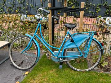 Blauwe Old Dutch fiets - opknapper