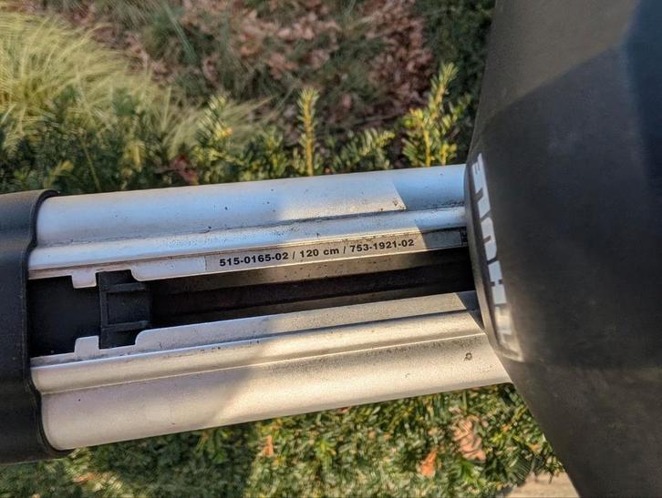 Thule Aero Dakdragers - 120cm, Auto diversen, Dakdragers, Gebruikt, Ophalen